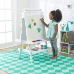 Tabla ajustabila alba multifunctionala  de scris si pictat - Sevalet pictura 3 in 1 Deluxe Easel Kidkraft